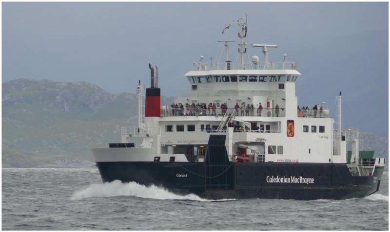 Ein Fhrschiff der Caledonian McBrayne zwischen Armdale und Mallaig. (08.08.2008)