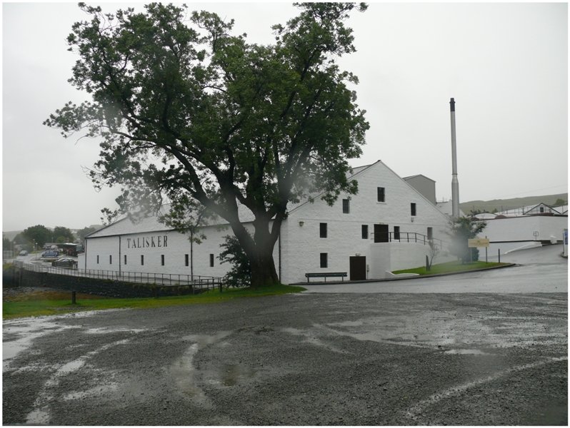Talisker, ein schmackhafter Whisky von der Insel Skye, am Aufnahmetag ziemlich verwssert durch Dauerregen. (08.08.2008)