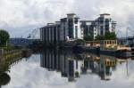 Neue Wohnbauten im ehemaligen Hafengebiet von Edinburgh/Scotland.