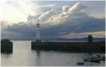 Die Stimmungen am Leuchtturm von Newhaven wechseln im Minutentakt. (03.08.2008)