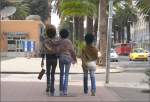 Einheitslook bei den jungen Frauen in Eritrea, wie berall auf der Welt. (26.10.2008)